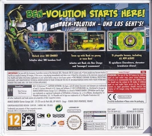 Ben 10 Omniverse - Nintendo 3DS (A Grade) (Genbrug)